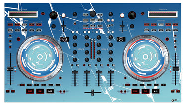 Numark NS 6 Skin Constructor Blue